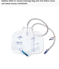 Urinary drainage Bag 4000 ml By Medline. Buy In BULK.LARGE Quantities Available.