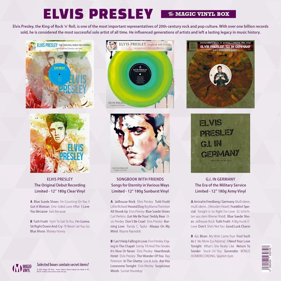 Elvis Presley Elvis Presley - Magic-V-Box schallplatten - ei (Vinyl) (UK IMPORT) - Image 2 of 4