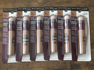 6 PACK Maybelline Instant Age Rewind Eraser  Concealer - 144 CARAMEL NEW SEALED