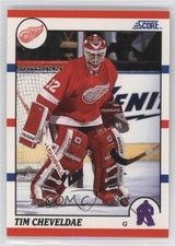 1990-91 Score Tim Cheveldae #87 q7c