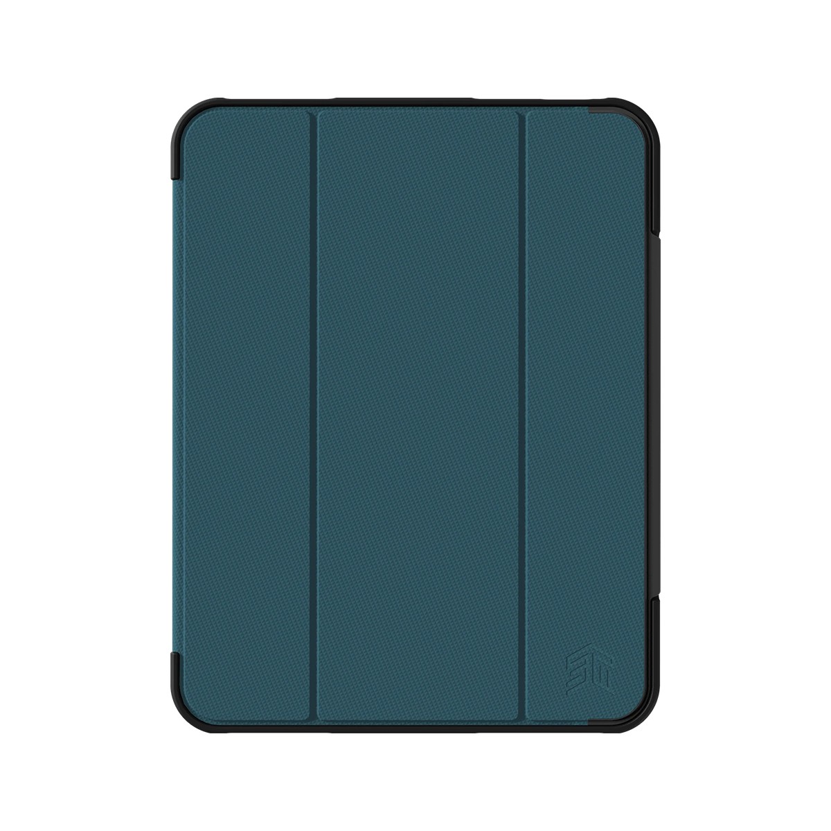 Housse iPad 10.9 2022 luxe stm Goods Dux Folio rigide transparent vert