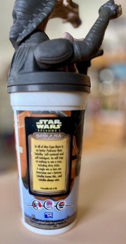 Star Wars The Phantom Menace Sebulba Vintage Collectible Toy Cup + Topper Ep. 1 - Picture 3 of 7