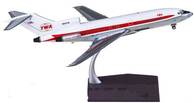 1:200 Geminijets TWA Boeing 727-100 N851TW  Passenger Airplane Diecast Model
