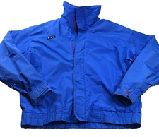Columbia Mens Bugaboo Jacket Sz L Blue Double Zip Radial Sleeve Inside Pocket