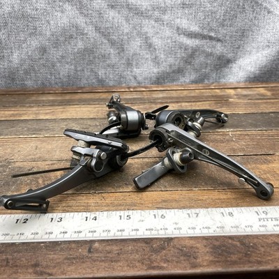 Vintage Shimano XTR BR-M950 V-Brakes Set Front Rear Parallel-Push
