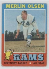 1971 Topps Merlin Olsen #125 HOF 0c4