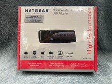 NETGEAR N600 WNDA3100 Wireless Dual Band USB Adapter Secure Connection NEW