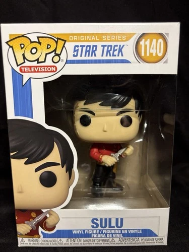 Funko Pop! Television Star Trek - Sulu #1140 - Pop Protector Offered