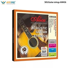 Alice AW436 Phosphor Bronze Acoustic Guitar Strings 6-Piece Full Set Accessories