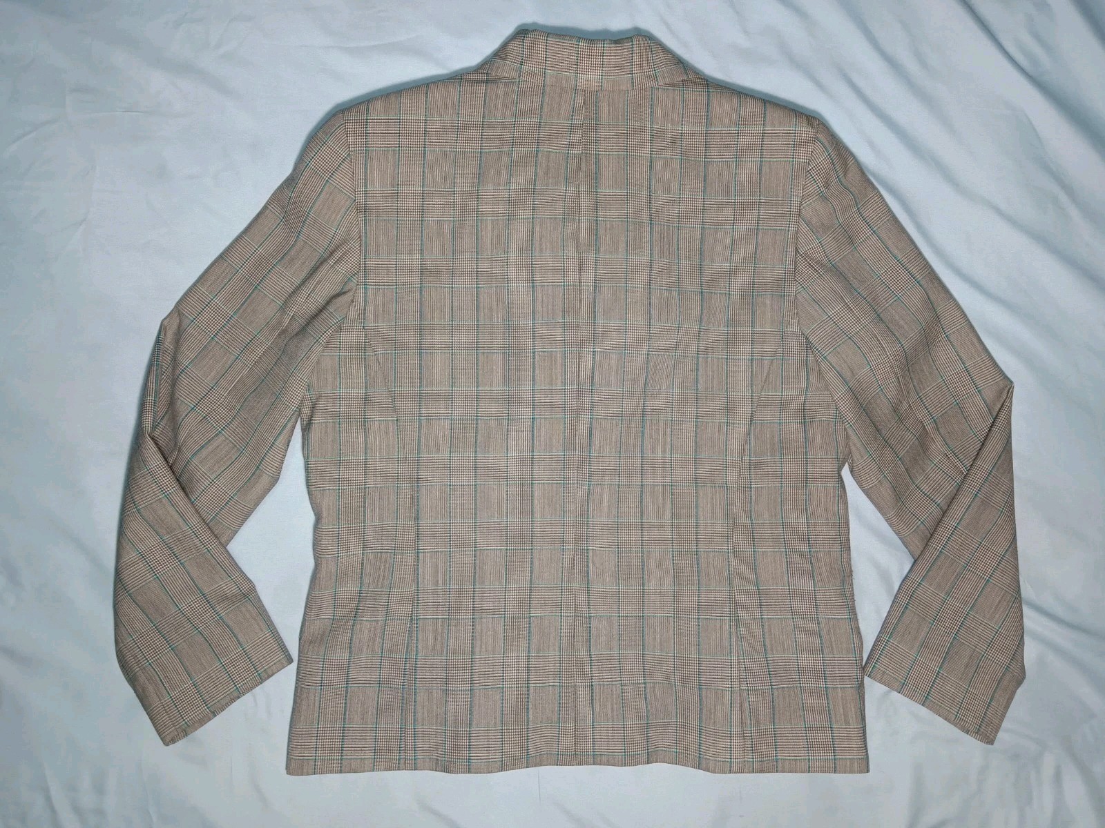 Pendleton 2 Button Blazer Glen Plaid  Wool Pocket… - image 7