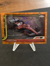2025 Topps Chrome F1 Charles Leclerc Orange Raywave /25 #75 XYDK