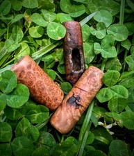 Custom Handmade Burl Wood Dreadlock Beads 12 PCS