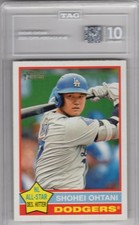 2025 Topps Heritage Shohei Ohtani #148 NL All Star TAG 10 (Not PSA)