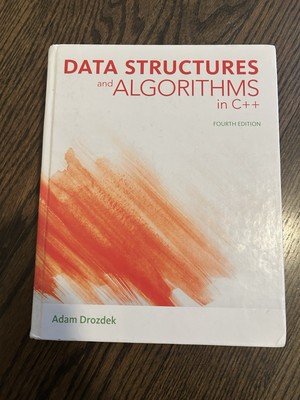 Data Structures and Algorithms in C++ by Adam Drozdek (2012, Hardcover)