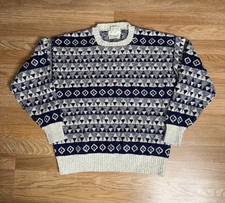 Vintage Lord Jeff Knit Sweater Sandstone Collection Made In The USA Size M