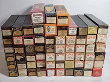 Lot of 63 Assorted Vintage Player Piano Music Rolls 