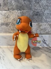 Vintage Pokemon 1999 9" Nintendo Stuffed Plush Toy CHARMANDER Play by Play Tags