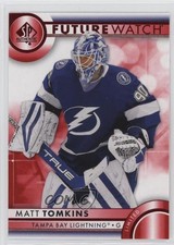 2023-24 SP Authentic Future Watch Red Limited Matt Tomkins #164 5r8