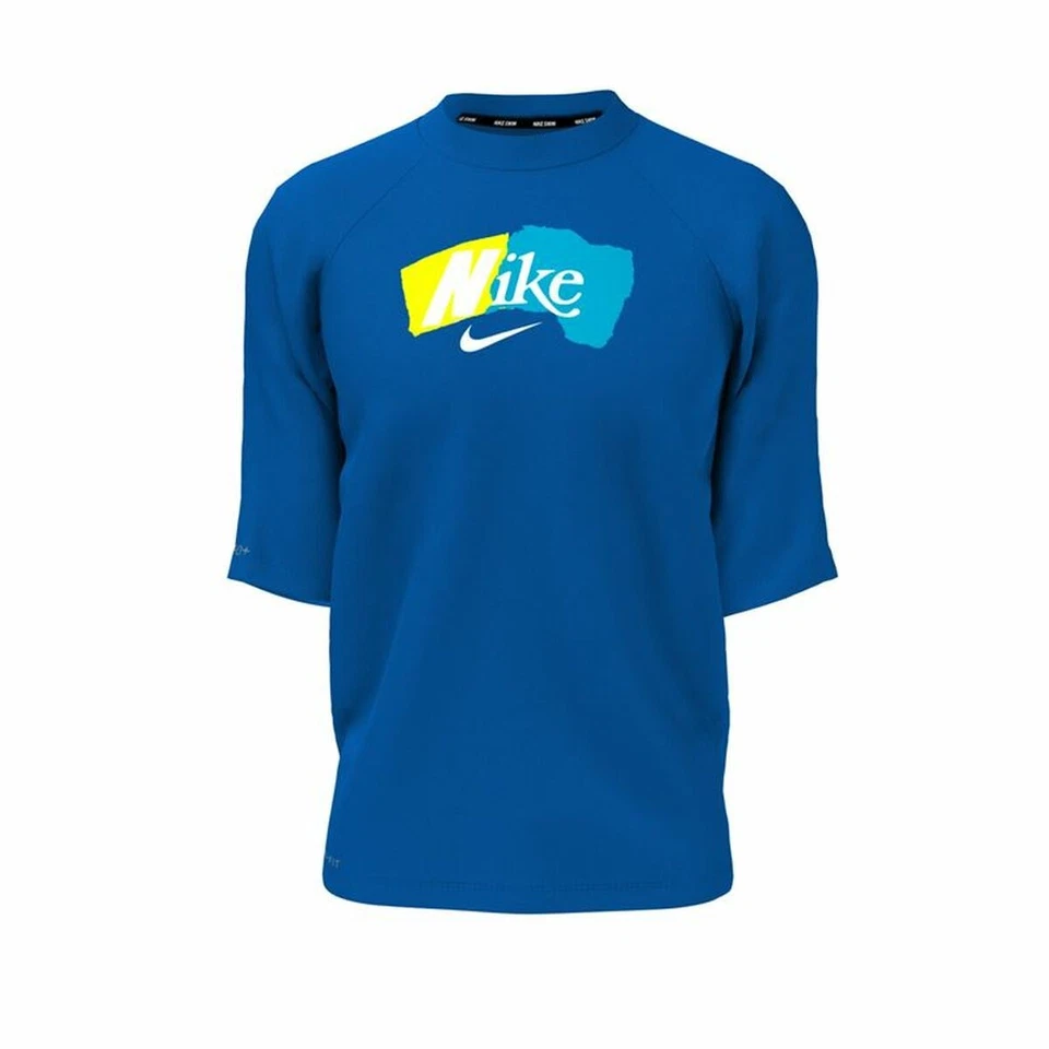 Camiseta de Manga Corta Hombre Nike Hydrogu Azul - Imagen 3 de 4