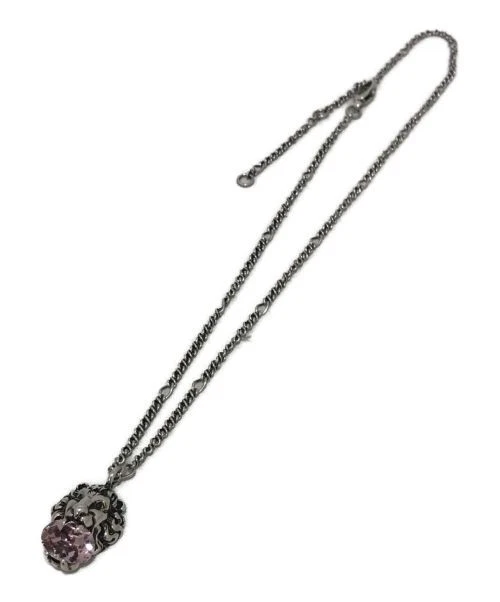 Titre Optimisé : Collier Pendentif Pierre Tête de Lion Homme Bijoux