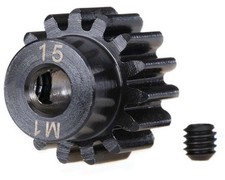 Traxxas 6487R Gear - 15-T pinion 1M for 5mm Shaft