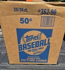 1990 TOPPS WAX BASEBALL CASE — photo 4