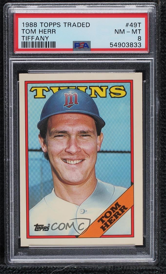 1988 Topps Topps Traded Tiffany #49T Tom Herr front