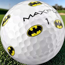 New 2026 DC x Maxfli Batman Revolution Golf Ball one Ball