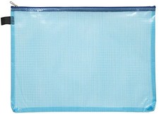 A6 Zipper Pouch, Blue