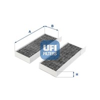 UFI Innenraumfilter 54.254.00 Aktivkohlefilter FüR Peugeot 308 2 SW 508 THP 110
