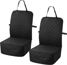 2 Pack Dog Car Seat Cover, Waterproof 600D Oxford Pet Car Front Seat Protector w