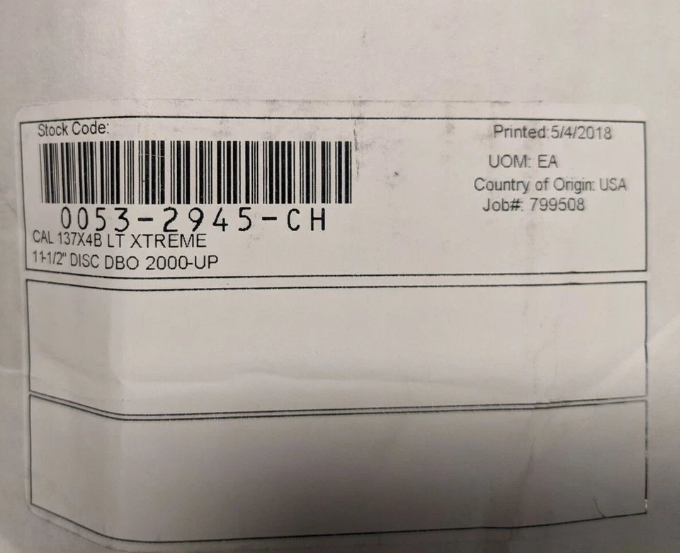 Pinza de freno de 4 pistones Performance Machine 0053-2945-CH 11,5" 00-07 FLH Foto 4 de 4