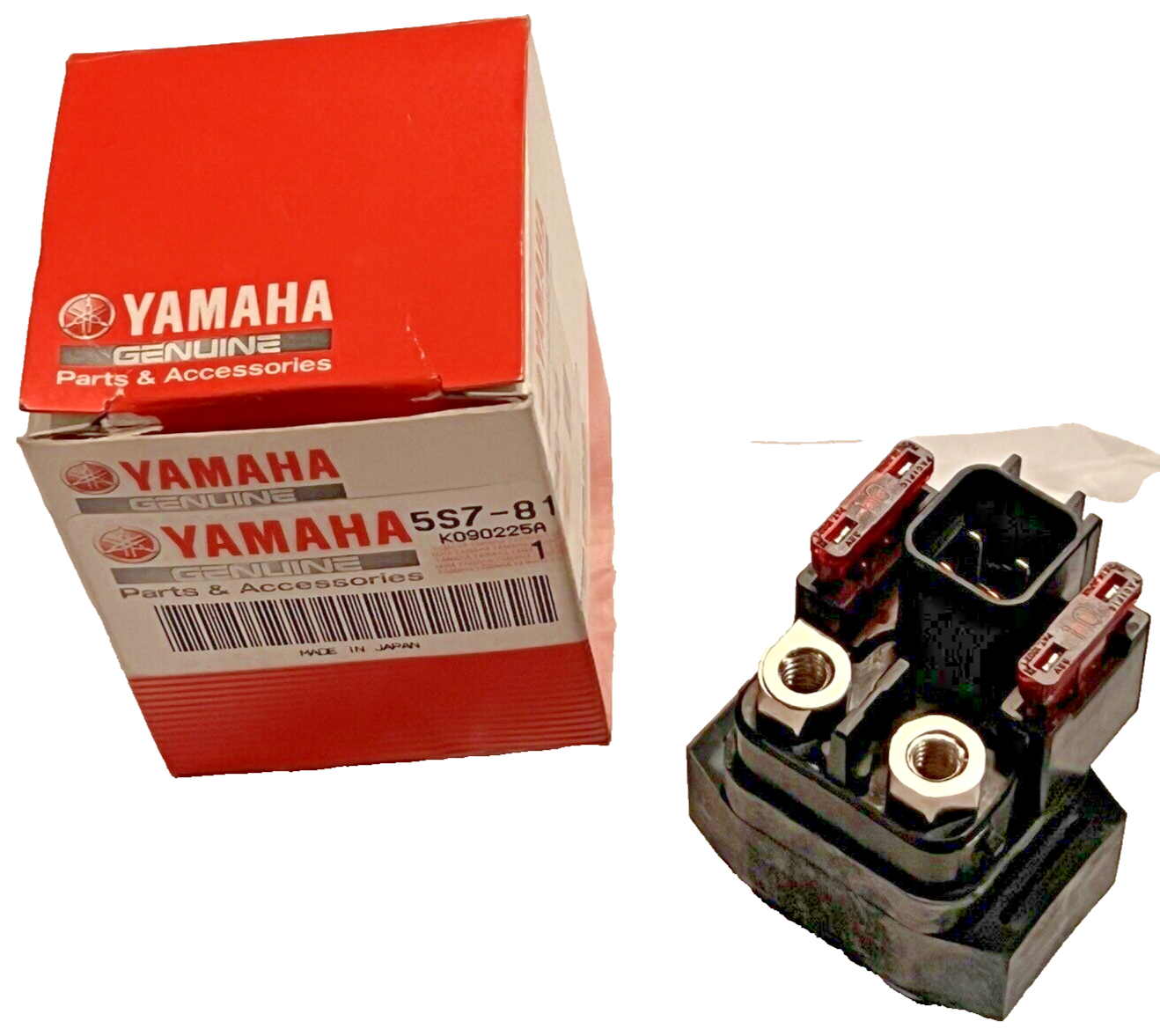 Replacement Starter Relay NICHE Starter Solenoid Relay For Yamaha Motorcycles - Replacement For 5S7-81940 Motorcycle Starter Relay