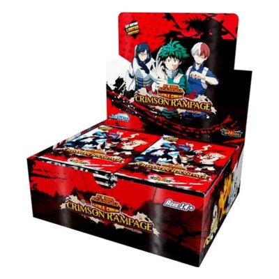 My Hero Academia CCG Crimson Rampage Booster Box Display - EN - Neu & OVP Sealed