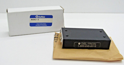 New Del-Tron Deltron RSA2-2 Black Ball Roller Slide Assembly #TS