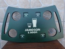 PLATEAU DE SERVICE BAR WHISKY JAMESON et Beer - en bois