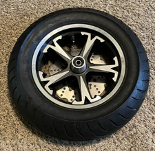 MotoTec Electric Lowboy 48V Scooter Replace Part Used Front Wheel Tire 120/70-10