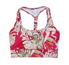 Josie Natori Floral Print Solstice Crop Sleeveless Women's Top M NWT Trellis
