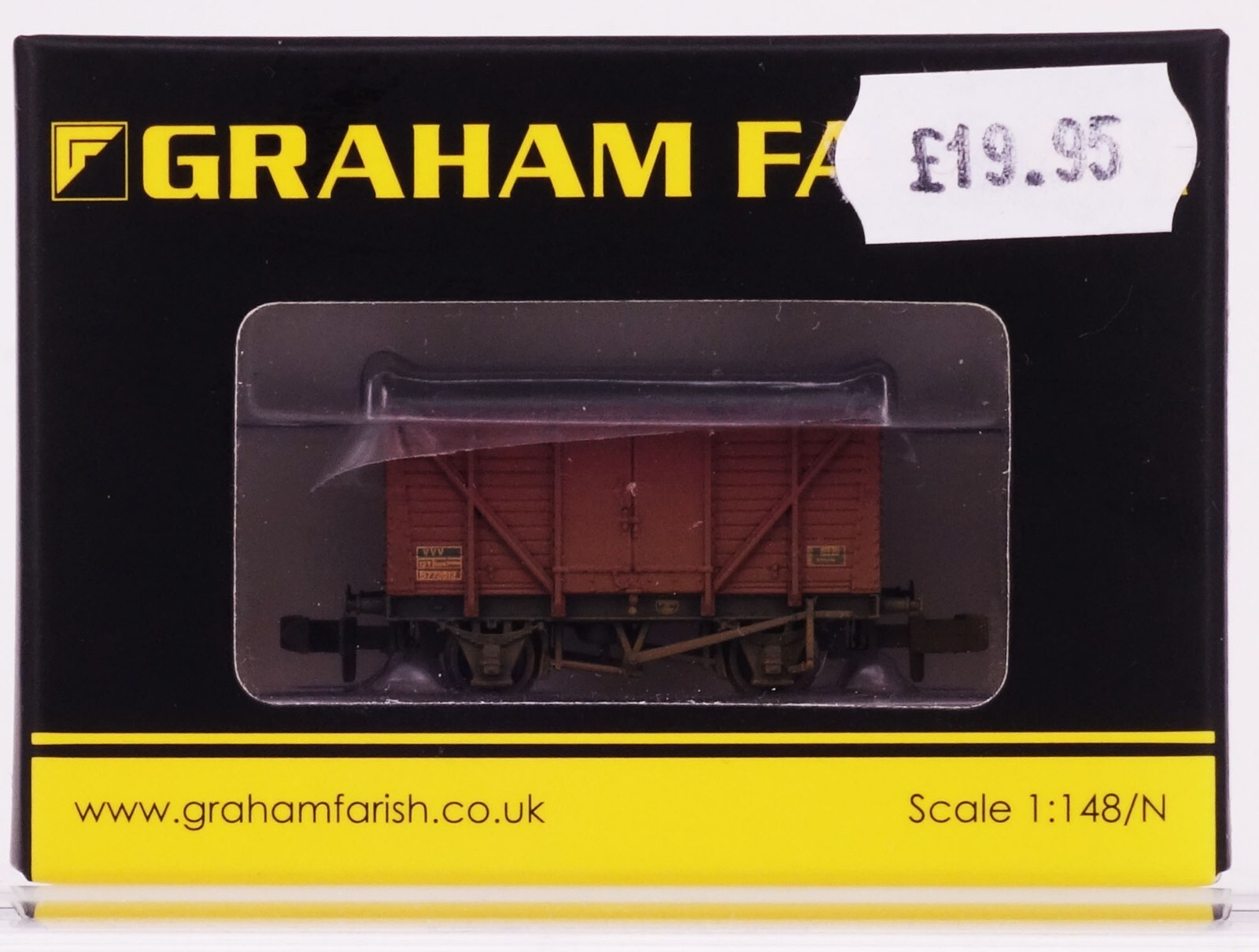 FARISH 377-628B - 12T Ventilated Van - BR Bauxite (Late - Weathered) [NEW]