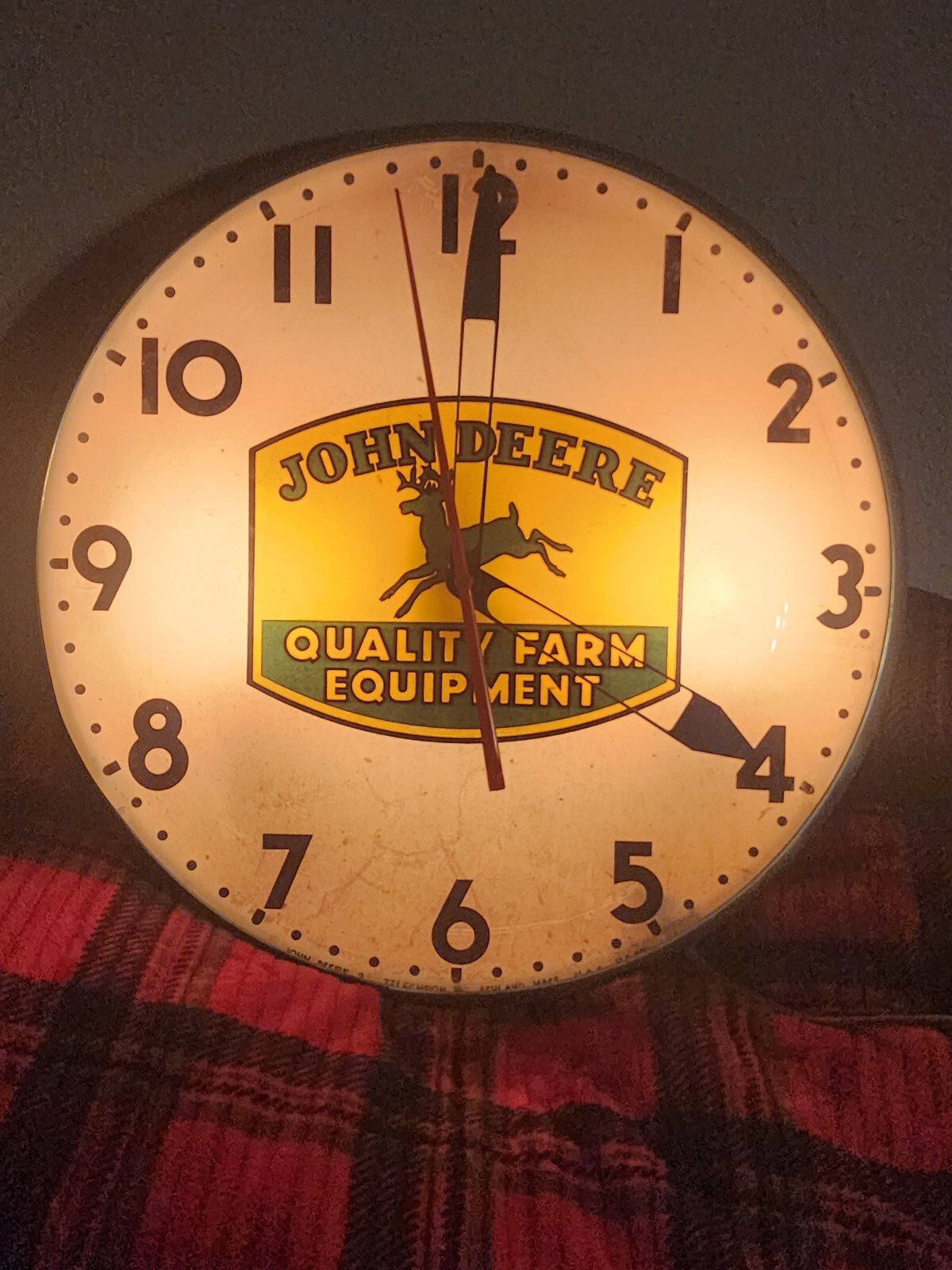 vintage 1960’s John Deere wall clock eBay