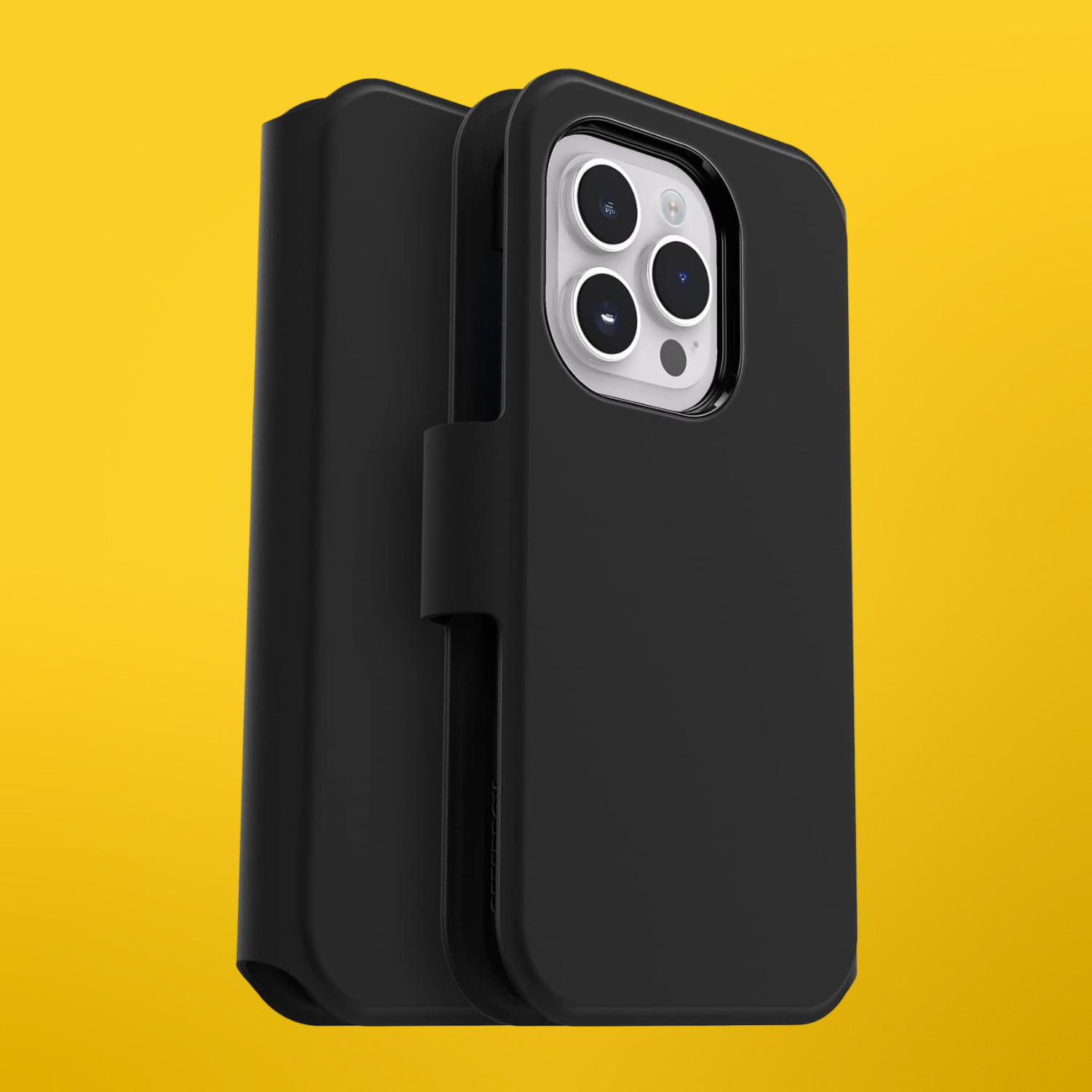 Otterbox Strada Via for iPhone 14 Pro Wallet Case - Black Night