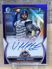 2023 Bowman Chrome Vincent Perozo Purple Refractor 1st Bowman Auto /250 #CPA-VP