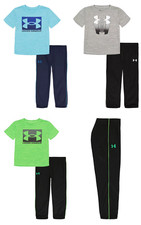 New Under Armour Little Boys Shirt  Jogger Pants Choose Size  Color MSRP 38