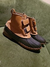 Vintage LL Bean Maine Hunting RAIN WINTER Duck Boots Made In USA Women's Sz 8