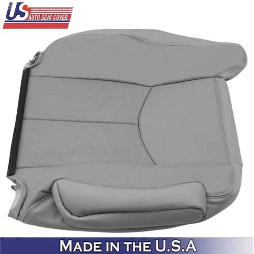 2003-2006 Fits Cadillac Escalade Genuine Leather Front Seat Covers Pewter Gray - Picture 85 of 98