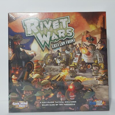 Rivet Wars: Eastern Front Miniature War Boardgame, Cool Mini Or Not, Brand New 