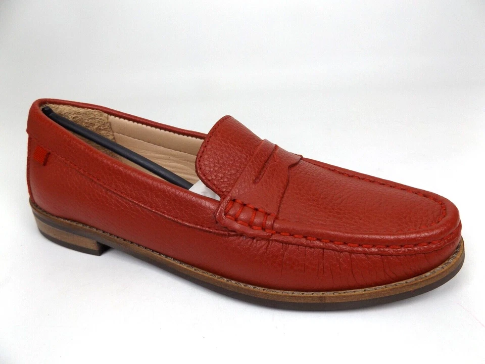Marc Joseph East Village кожаные мокасины большой девочек туфли размер 4,5, Red Berry новый - Изображение 2 из 4