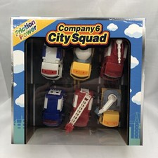 Company6 City Squad Friction Power Toy Trucks, Fireman Police Ambulance....
