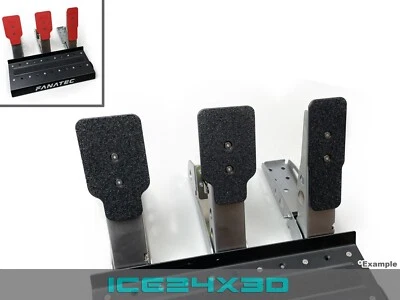 ICE24X3D Pedaliere piatte per Fanatec CSL - sensazione di pedalata più diretta e migliore aderenza