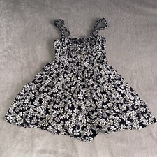 Urban Outfitters Tate Tie-Front Floral Printed Romper Dress Smocked XS 224723